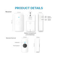 Digitech Dt - s10 Wireless Door chime - White - 6001498205445