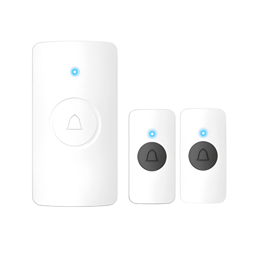 Digitech Sensor Wireless Digitech Dt-s15 Wireless Door chime - 2 Transmitters - White Intercoms ...
