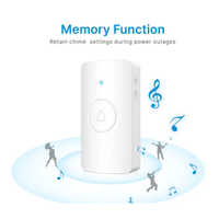 Digitech Dt - s15 Wireless Door chime - 2 Transmitters - White - 6001498205452