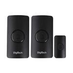 Digitech Dt - s20b Wireless Door chime - 2 Receivers - Black - 6001498205490
