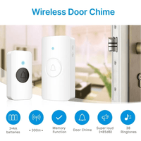 Digitech Dt - s20b Wireless Door chime - 2 Receivers - White - 6001498205469