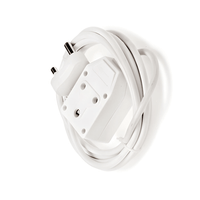 Digitech LE10MEXT16A2.5 Extension Cord 16A 2.5MM With Coupler 3 PIN Socket Heavy Duty 10M White - 7294325845818