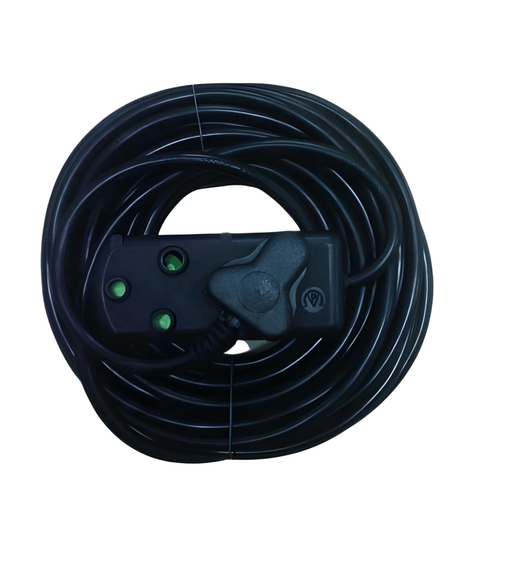 Digitech LE10MEXT16A2.5B Extension Cord 16A 2.5MM With Coupler 3 Pin Socket Heavy Duty Black 10M - 7294325845788