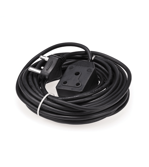 Digitech LE10MEXT16A/BLK Extension Cord 16A With Coupler 3 PIN Socket Medium 10M Black - 6001498218193