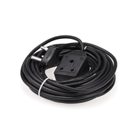 Digitech LE10MEXT16A/BLK Extension Cord 16A With Coupler 3 PIN Socket Medium 10M Black - 6001498218193