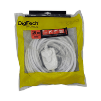 Digitech LE10MEXT/PBH 10m Heavy-Duty 16A Extension Cord (White) - 6009880182153
