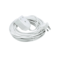 DIGITECH LE20MEXT2.5/PBH Extension Cord 16A 2.5MM With Coupler 3 PIN Socket 20M White Heavy Duty - 6001498013958