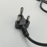 Digitech LEDCL IEC Double Clover 3-Pin Socket to 3-Pin AC Mains Plug Cable (2 Meters) - 