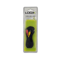 Digitech LM-250P 3.5mm 4-Pole Jack to 3 x RCA Male Plug Cable 1.2m - 