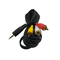 Digitech LM-250P 3.5mm 4-Pole Jack to 3 x RCA Male Plug Cable 1.2m - 