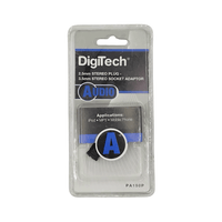 Digitech PA150P 2.5mm Stereo Male Plug to 3.5mm Stereo Female Socket Audio Adapter - 
