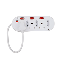 Digitech PM3333DT/PBH Multiplug 6 Way 3 X 3 PIN + 3 X 2 PIN With Switches +0.5M Cable - 6001498188397
