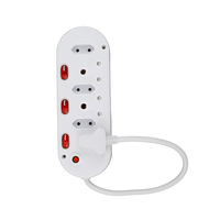 Digitech PM3333DT/PBH Multiplug 6 Way 3 X 3 PIN + 3 X 2 PIN With Switches +0.5M Cable - 6001498188397