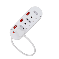 Digitech PM3333DT/PBH Multiplug 6 Way 3 X 3 PIN + 3 X 2 PIN With Switches +0.5M Cable - 6001498188397