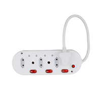 Digitech PM3333DT/PBH Multiplug 6 Way 3 X 3 PIN + 3 X 2 PIN With Switches +0.5M Cable - 6001498188397