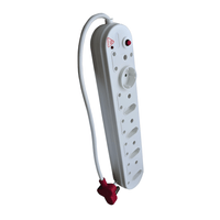 Digitech SA156D Multiplug 10 Way 5 x 3 PIN 16A + 4 x 2 PIN 5A + Schuko Surge Plug - 6009636901549