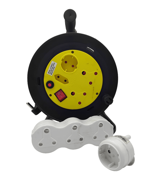 Digitech VP010LM 15m Extension Cord & Cable Reel Value Pack - 