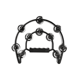 Dixon DTB02 - BK Tambourine Half Moon Black - 
