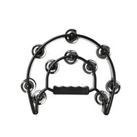 Dixon DTB02 - BK Tambourine Half Moon Black - 