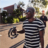 Dixon DTB02 - BK Tambourine Half Moon Black - 
