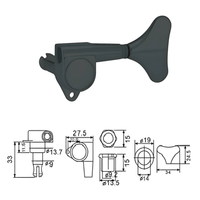 Dr.Parts TE - BMH7105/BKR4 Guitar Machine Head Bass Black - Pack of 4 - 6971047516875