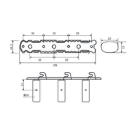 Dr.Parts TE - CMH0150/CR Classical Guitar Tuning Machine Heads Set 6 - Chrome - 8595092323048