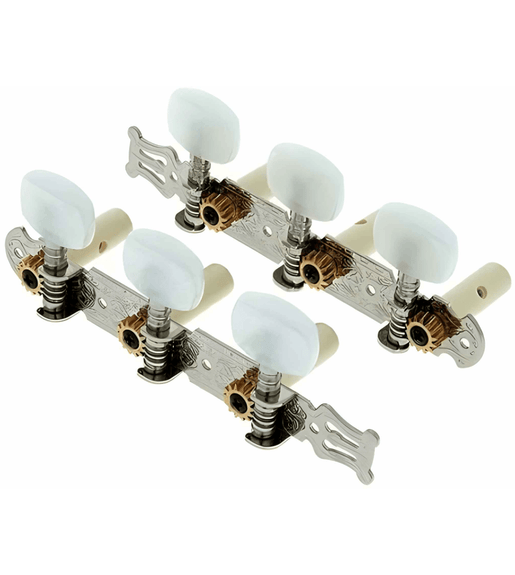 Dr.Parts TE - CMH0150/CR Classical Guitar Tuning Machine Heads Set 6 - Chrome - 8595092323048