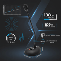 DSPPA DM30 Dynamic Desktop Microphone without Chime - 9002761021196