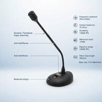 DSPPA DM30 Dynamic Desktop Microphone without Chime - 9002761021196