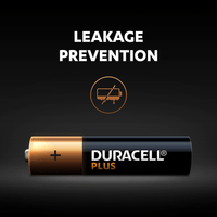 Duracell Plus LR03 MN2400 AAA Alkaline Batteries - Pack of 2 - 5000394142861