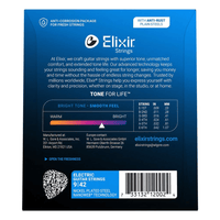 Elixir 12002 Guitar Strings Electric 6 Set 09 - 42 Steel Bright Nanoweb Super Light - 00733132120024