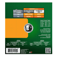 Elixir 14102 Guitar Strings 4 Bass Electric 50 - 105 Long Scale Nickel Plated Steel Nanoweb Medium - 0733132141029