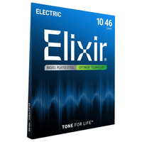 Elixir 19052 Guitar Strings Electric 6 Set 10 - 46 Light Optiweb Natural - 00733132190522