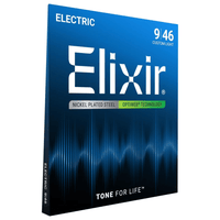Elixir 9027 Guitar Strings Electric 6 SET 09 - 46 Optiweb Natural Custom Light - 0733132190270