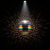 FX Light 8-Inch (200mm) Colored Display Mirror Ball - 