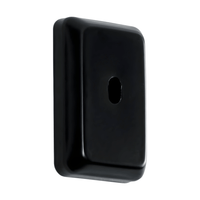 Gator Frameworks GFW - GTR - HNGRBLK Wall Mount Guitar Hanger with Black Mounting Plate - 716408540092