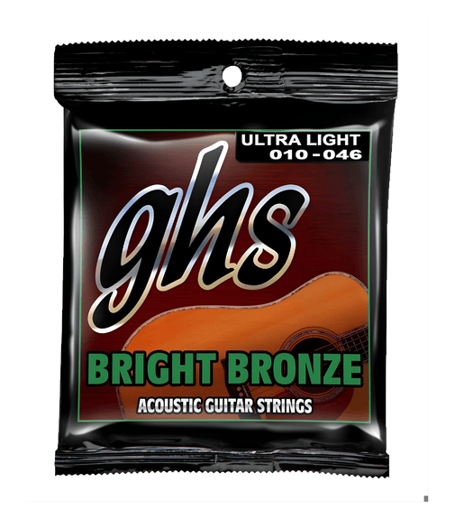 GHS BB20X Bright Bronze Acoustic Guitar Strings Extra Light 11 - 50 - 0737681005528
