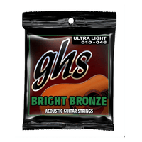 GHS BB20X Bright Bronze Acoustic Guitar Strings Extra Light 11 - 50 - 0737681005528