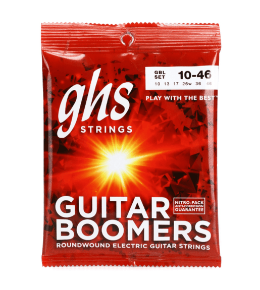 GHS CBGBXL Guitar Strings Electric 6 Set 10 - 46 Boomers Extra Light - 737681000530