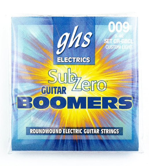 GHS CR - GBXL Sub - Zero Boomers - Extra Light Guitar Strings - 0737681000516