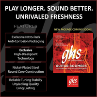 GHS GBCL Guitar Strings Electric 6 Set 9 - 46 Boomers - 0737681000929