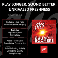 GHS GBL Guitar Strings 6 Set 10 - 46 Boomers - 00737681430672