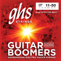 GHS GBM Guitar Strings Electric 6 Set 11 - 50 Boomers - 737681430696