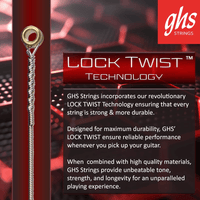 GHS GBM Guitar Strings Electric 6 Set 11 - 50 Boomers - 737681430696