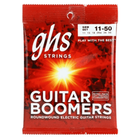 GHS GBM Guitar Strings Electric 6 Set 11 - 50 Boomers - 737681430696