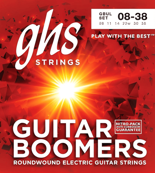 GHS GBUL Guitar Strings Electric 6 Set 8 - 38 Boomers - 0737681000905