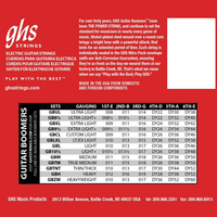 GHS GBUL Guitar Strings Electric 6 Set 8 - 38 Boomers - 0737681000905