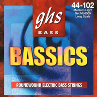 GHS ML6000 Guitar Strings Bass 4 Set 44 - 102 Medium Light - 00737681004828