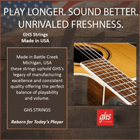 GHS VN - XL Guitar Strings Acoustic 6 Set 011 - 050 Vintage Bronze Extra Light - 00737681006129