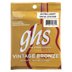 GHS VNUL Guitar Strings Acoustic 6 Vintage Bronze - 0737681006112